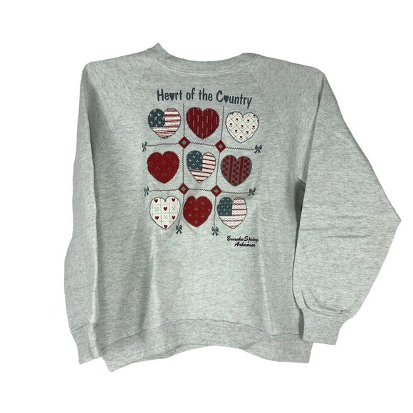 Fruit Of The Loom Vintage Heart Of The Country Sweatshirt Size L USA - Picture 2 of 5